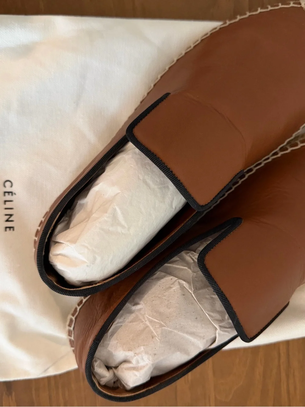 Celine Leather Espadrilles